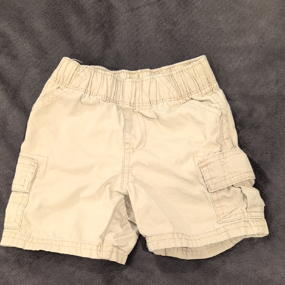 Kids Tan Cargo Shorts